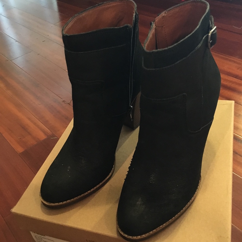 Lucky Brand boots with chunky heel